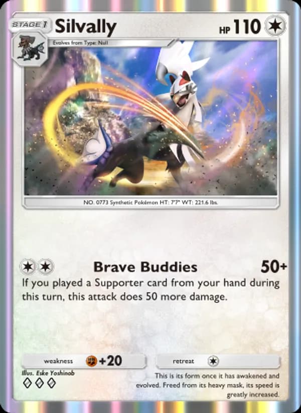 Silvally card in English