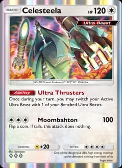 Celesteela card in English