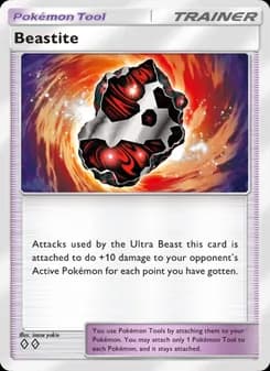 Beastite card in English