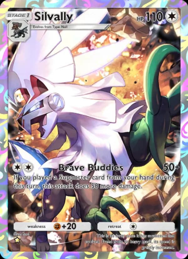 Silvally card in English