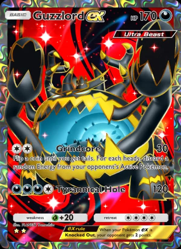 Guzzlord ex card in English