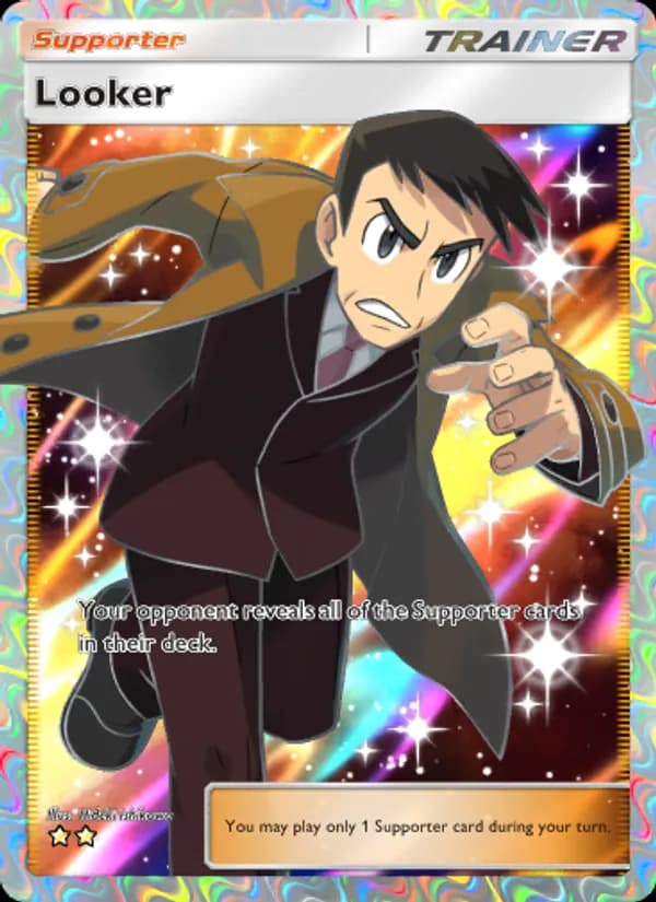 Looker card in English