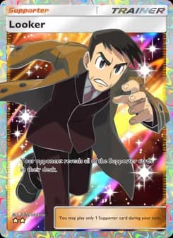 Looker card in English