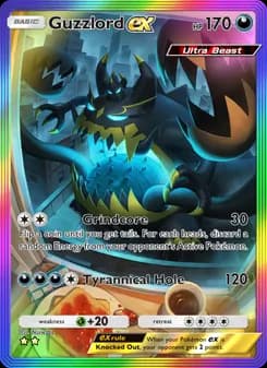 Guzzlord ex card in English