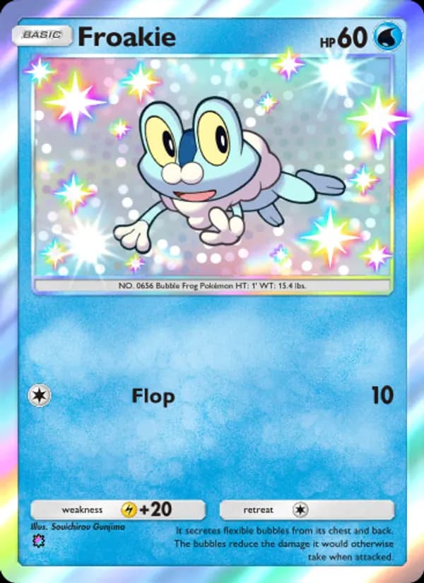 Froakie card in English