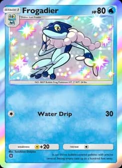 Frogadier card in English