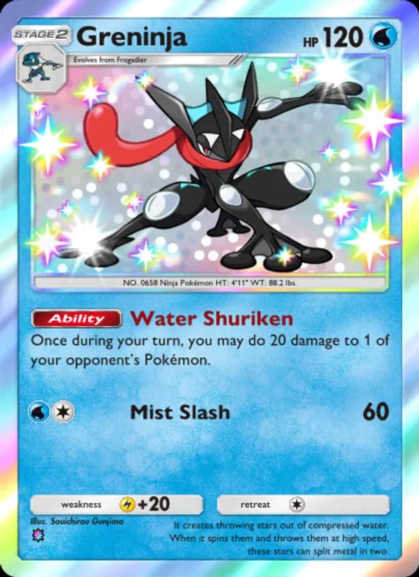 Greninja card in English