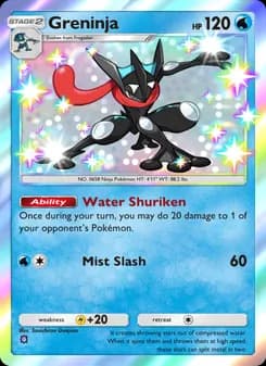 Greninja card in English