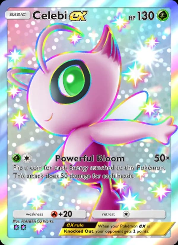 Celebi ex card in English
