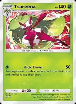 Tsareena card in English