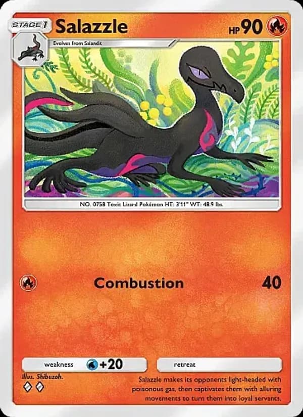 Salazzle card in English