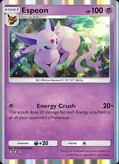 Espeon card in English