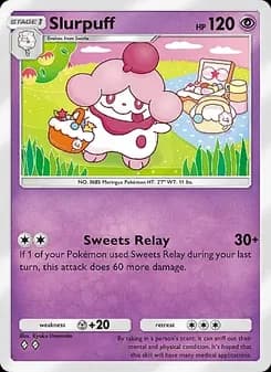 Slurpuff card in English