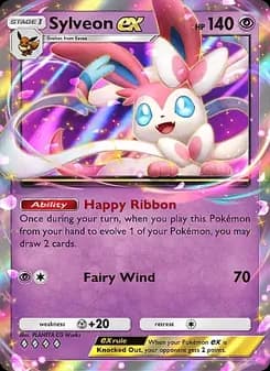 Sylveon ex card in English