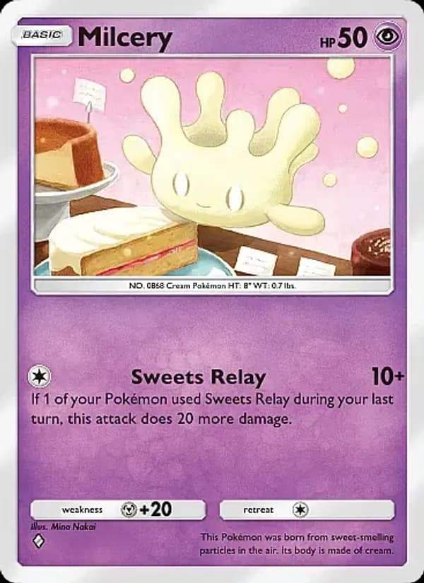 Milcery card in English