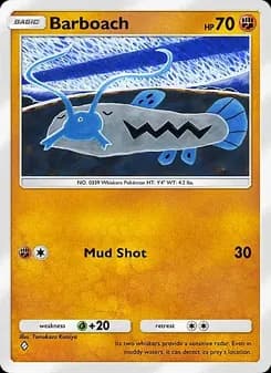 Barboach card in English