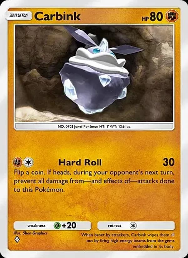 Carbink card in English