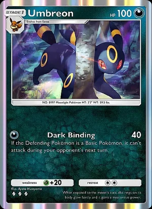Umbreon card in English
