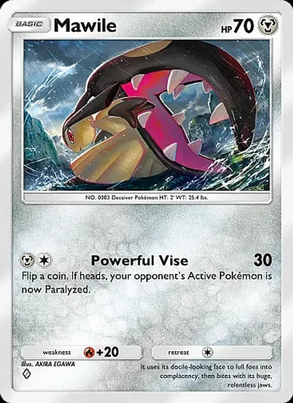 Mawile card in English