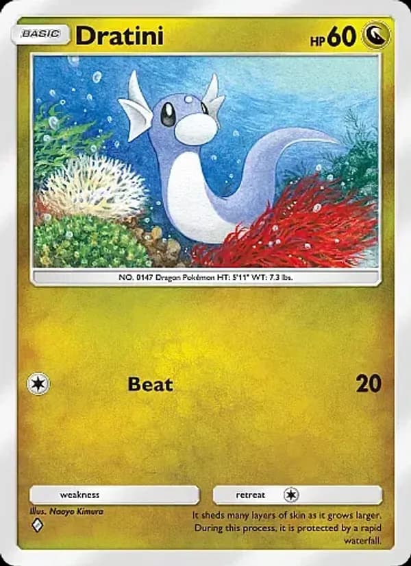 Dratini card in English