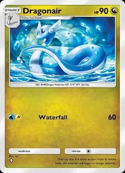 Dragonair card in English