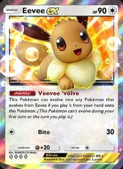 Eevee ex card in English