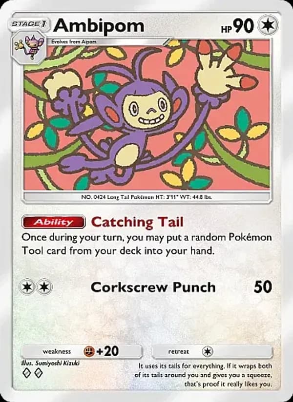 Ambipom card in English