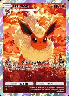 Flareon card in English