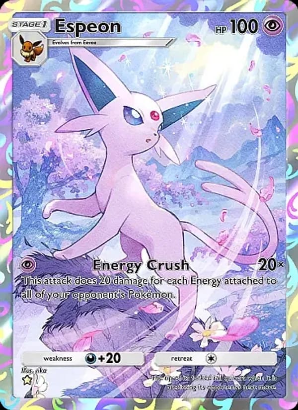 Espeon card in English