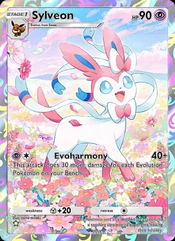 Sylveon card in English