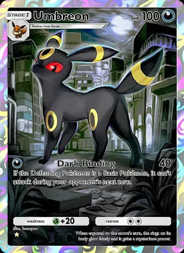 Umbreon card in English