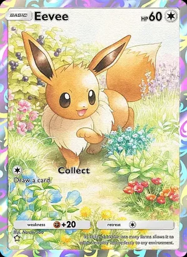 Eevee card in English