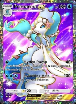 Primarina ex card in English