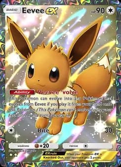 Eevee ex card in English