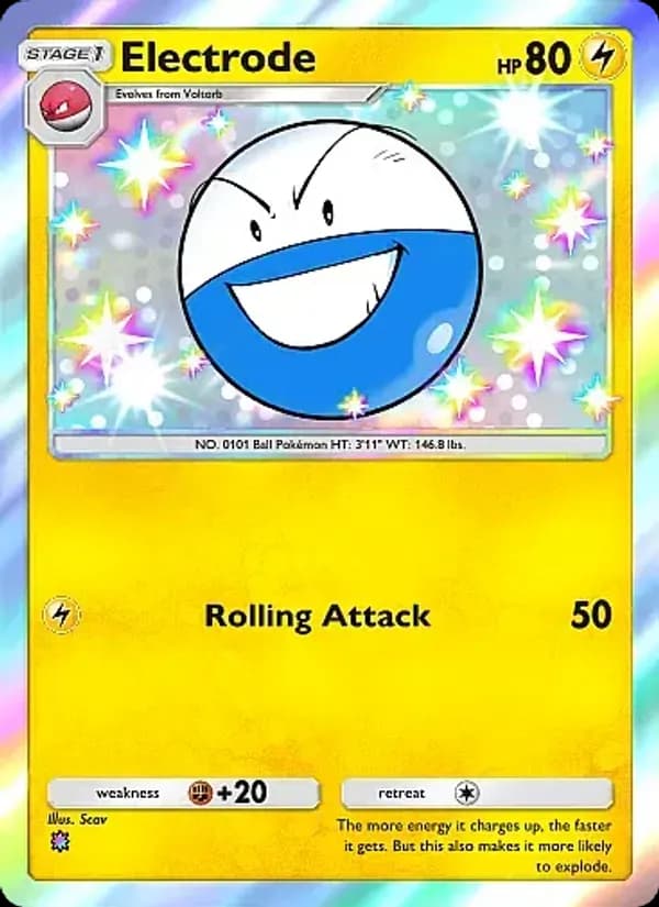 Electrode card in English