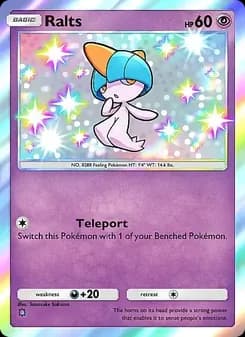 Ralts card in English