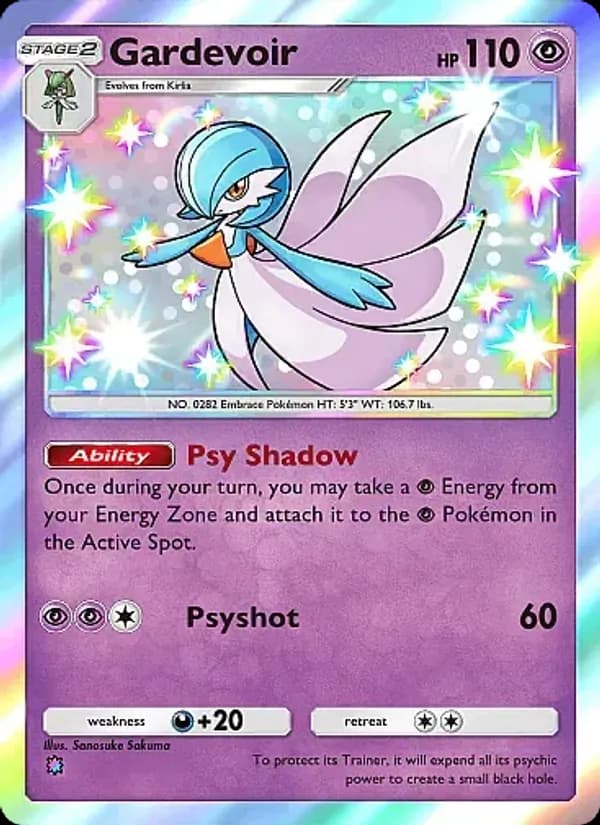 Gardevoir card in English