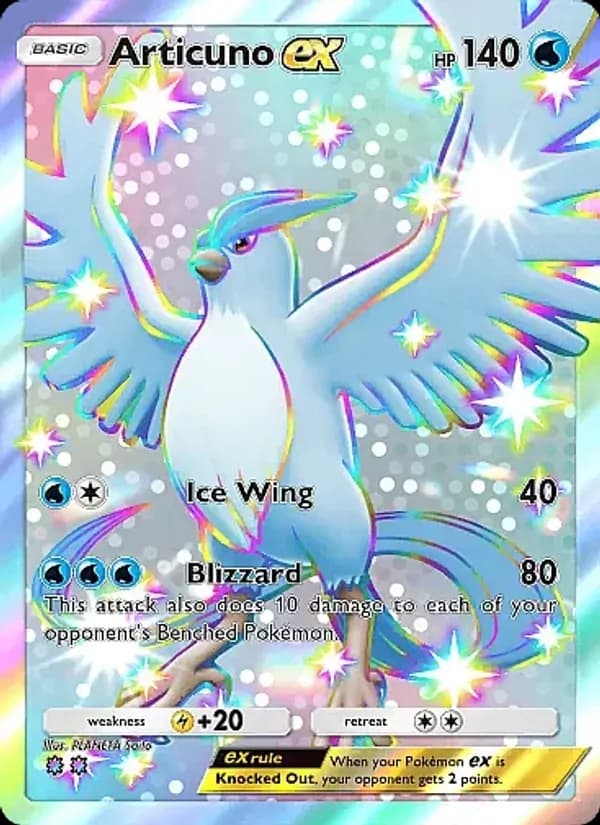Articuno ex card in English