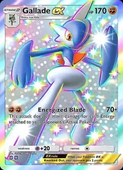 Gallade ex card in English