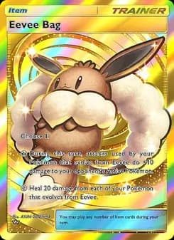 Eevee Bag card in English
