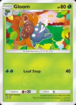 Gloom card in English