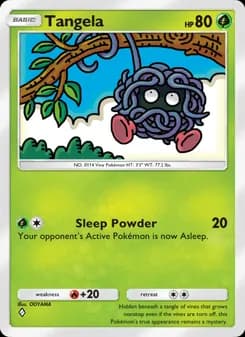 Tangela card in English
