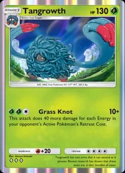 Tangrowth card in English