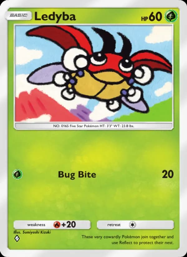 Ledyba card in English