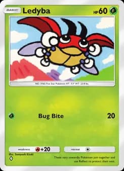 Ledyba card in English