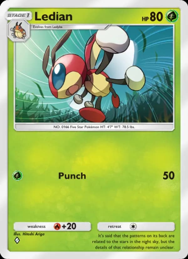 Ledian card in English