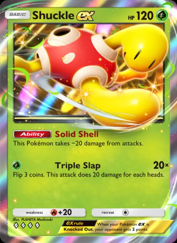 Shuckle ex card in English