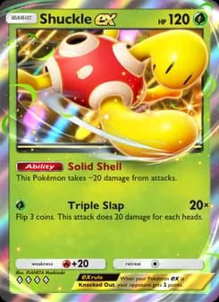 Shuckle ex card in English