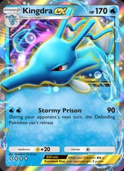Kingdra ex card in English