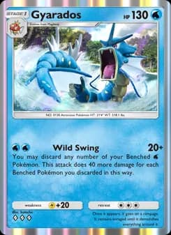 Gyarados card in English